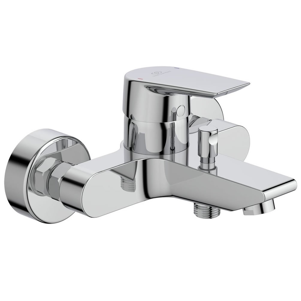 Cutout image of Ideal Standard Tesi Chrome Wall-Mounted Bath Shower Mixer Tap